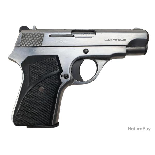 PISTOLET ZASTAVA M70 CALIBRE 32ACP (7.65BROWNING) POLI-BLANC EXCELLENT ETAT - CATEGORIE B ref.A45