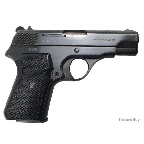 PISTOLET ZASTAVA M70 CALIBRE 32ACP (7.65BROWNING) EXCELLENT ETAT - CATEGORIE B ref.A48