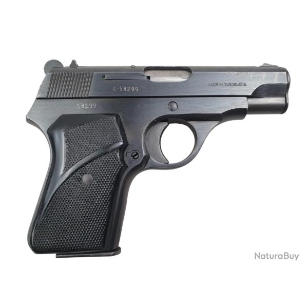 PISTOLET ZASTAVA M70 CALIBRE 32ACP (7.65BROWNING) EXCELLENT ETAT - CATEGORIE B ref.A49