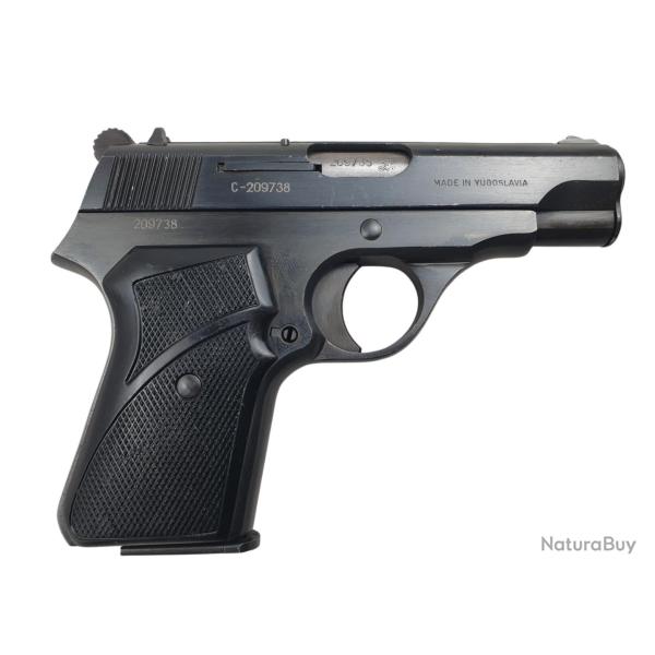 PISTOLET ZASTAVA M70 CALIBRE 32ACP (7.65BROWNING) EXCELLENT ETAT - CATEGORIE B ref.A65