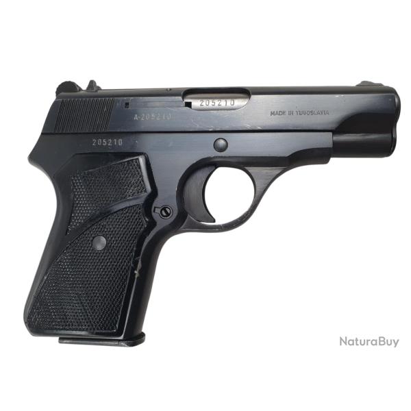 PISTOLET ZASTAVA M70 CALIBRE 32ACP (7.65BROWNING) EXCELLENT ETAT - CATEGORIE B ref.A66