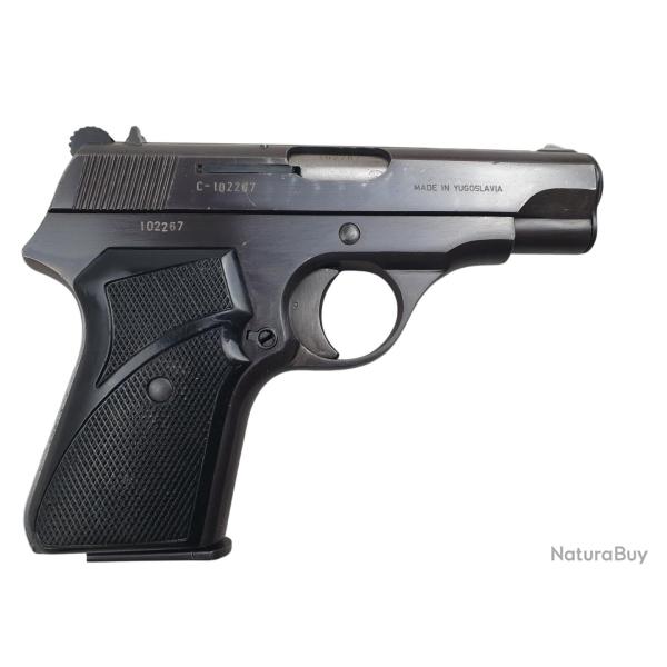 PISTOLET ZASTAVA M70 CALIBRE 32ACP (7.65BROWNING) EXCELLENT ETAT - CATEGORIE B ref.A76