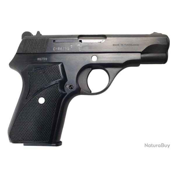 PISTOLET ZASTAVA M70 CALIBRE 32ACP (7.65BROWNING) EXCELLENT ETAT - CATEGORIE B ref.A80