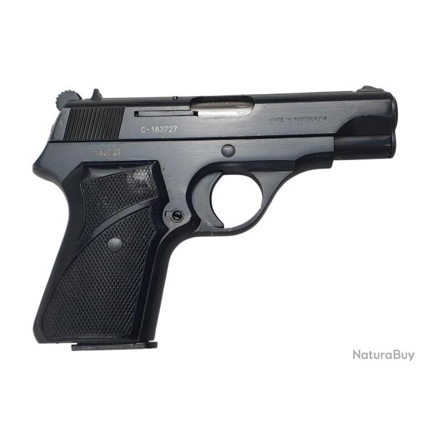 PISTOLET ZASTAVA M70 CALIBRE 32ACP (7.65BROWNING) EXCELLENT ETAT - CATEGORIE B ref.A81