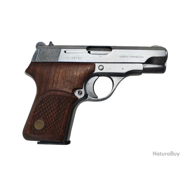 PISTOLET ZASTAVA M70 CALIBRE 32ACP (7.65BROWNING) NICKEL� EXCELLENT ETAT - CATEGORIE B ref.A89