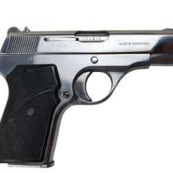 PISTOLET ZASTAVA M70 CALIBRE 32ACP (7.65BROWNING) NICKEL&Eacute; - CATEGORIE B ref.A90
