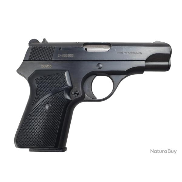 PISTOLET ZASTAVA M70 CALIBRE 32ACP (7.65BROWNING) poli blanc EXCELLENT ETAT - CATEGORIE B ref.A92