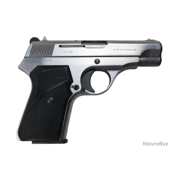 PISTOLET ZASTAVA M70 CALIBRE 32ACP (7.65BROWNING) POLI-BLANC EXCELLENT ETAT - CATEGORIE B ref.A95