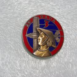 INSIGNE  DIEN BIEN  PHU   : 23 &deg; GROUPE AERIENS OBSERVATION ARTILLERIE  -------- D.O.M -------------