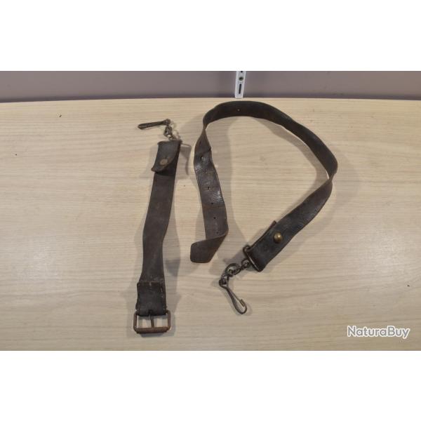 Lot de deux courroies Sangle Fran�aise Soldat Equipement (24)