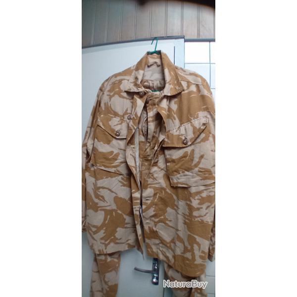 ANGLAIS CAMO DESERT ensemble veste + pantalon grande taille
