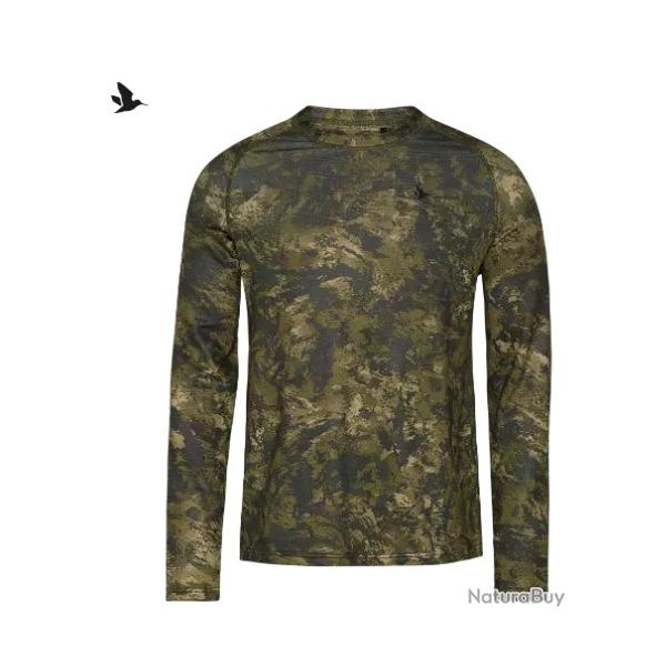Destockage - T-Shirt Seeland Active Camo   coloris : In vis green