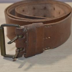 Ceinturon troupe 1903/14 France wwI wwII Fran&ccedil;ais  cuir Brun (16)