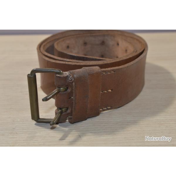 Ceinturon troupe 1903/14 France wwI wwII Fran�ais  cuir Brun (16)