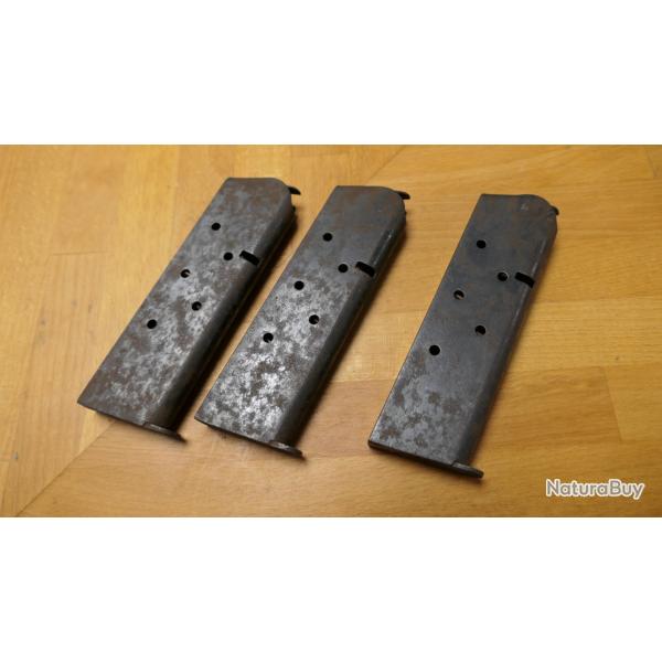 lot de 3 chargeurs Colt 1911  mise a prix 1 euro sans prix de r�serve