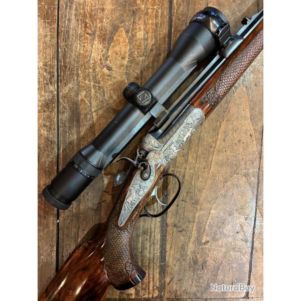 Kipplauf Ferlach Cal 6,5x57R Joh Outschar's Sohn & Lunette Zeiss 1,6-6x42