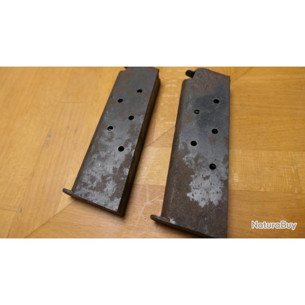 lot de 2 chargeurs Colt 1911  mise a prix 1 euro sans prix de r�serve