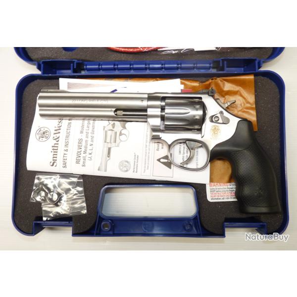 Revolver Smith & Wesson 617-6 Cal.22LR 6" 10 coups Inox CATB