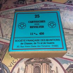 11 mm 450 (Soci&eacute;t&eacute; Fran&ccedil;aise des Munitions): Reproduction boite cartouches (vide) SFM 14633630