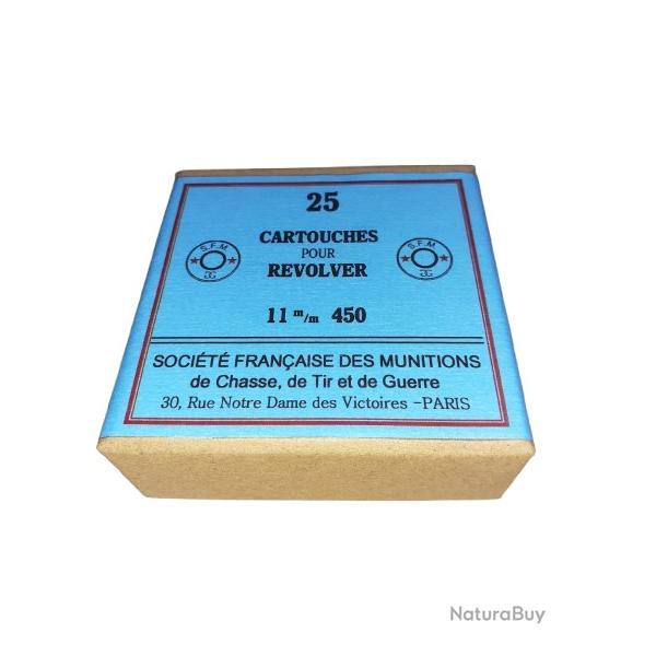 11 mm 450 ou 11mm 450 Bulldog: Reproduction boite cartouches (vide) SFM CTG 14633630