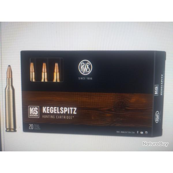 Rws 300 win mag 10.7g 165gr ks con sp 20 munitions