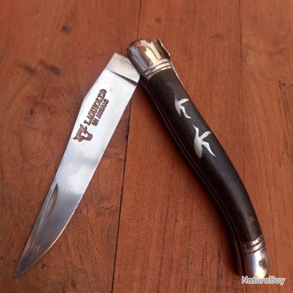 Joli Couteau LAGUIOLE EN AUBRAC Manche en �B�NE
