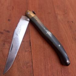 Joli Couteau VERITABLE LAGUIOLE ETALON Manche en Corne
