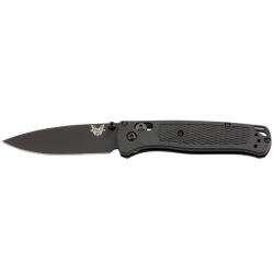 BENCHMADE BUGOUT 2 LAME 82MM MANCHE FIBRE DE CARBONE CLIP REVERSIBLE