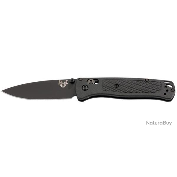 BENCHMADE BUGOUT 2 LAME 82MM MANCHE FIBRE DE CARBONE CLIP REVERSIBLE