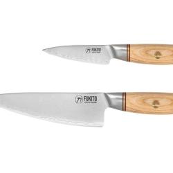 COFFRET 2 COUTEAUX FUKITO PAKKA SAN MAI (CHEF + OFFICE)