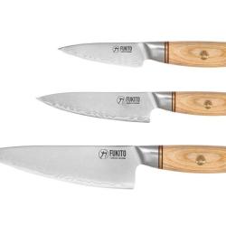 COFFRET 3 COUTEAUX FUKITO PAKKA SAN MAI (CHEF + UNIVERSEL + OFFICE)
