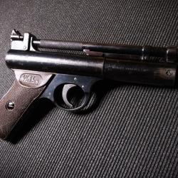 Magnifique WEBLEY & SCOTT "SENIOR" - Made in England - Calibre 4.5 mm - COLLECTOR  - belle pat