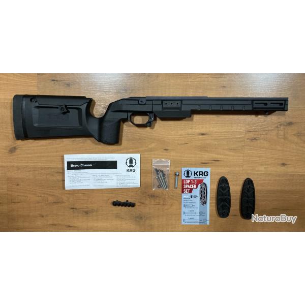 Chassis KRG BRAVO Remington 700 SA Noire