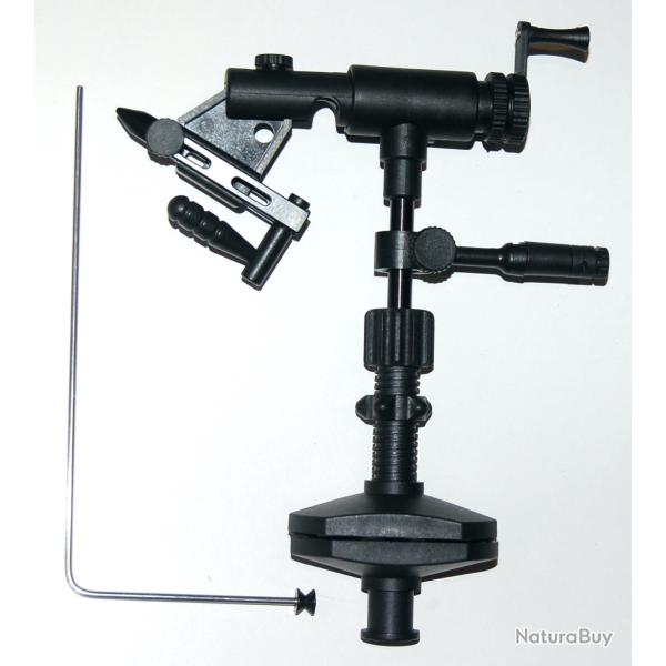 ETAU ROTATIF 360� POUR MONTAGE DE MOUCHES ARTIFICIELLES + 12 OUTILS DE MONTAGE