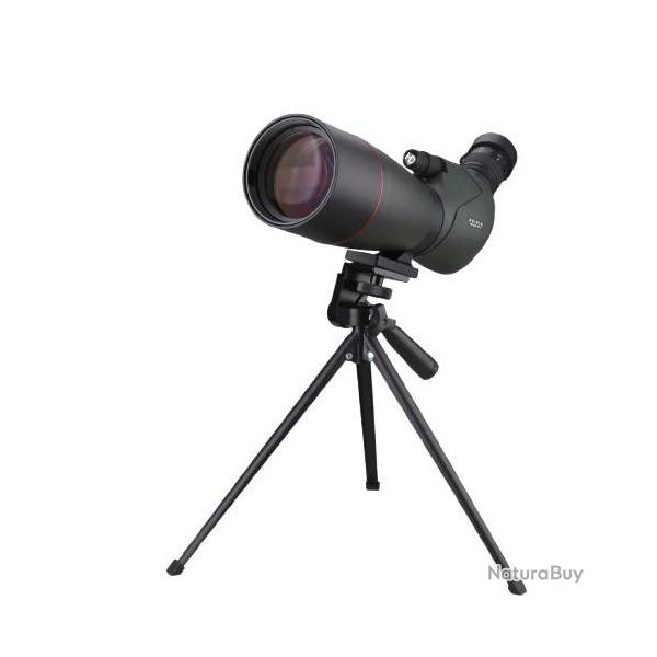 Longue-vue 25-75x70 Zoom Puissant  Monoculaire FMC BAK4 �tanche +Tr�pied/ Adaptateur Smartphone Noir