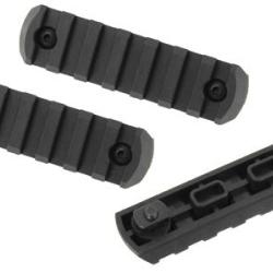 Kit 3 rails Picatinny (7 slots) pour M-LOK Noir VFC