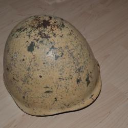casque polonais camouflage neige seconde guerre 1944