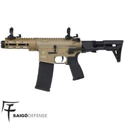 R&eacute;plique Airsoft M4 Saigo Ronin Tan AEG - Haute Performance 320 FPS