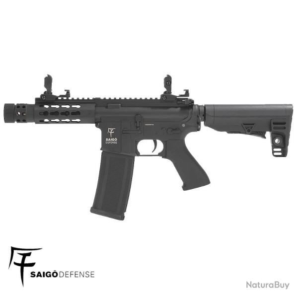 R�plique Airsoft AEG Kenji Court Saigo Defense - Noir