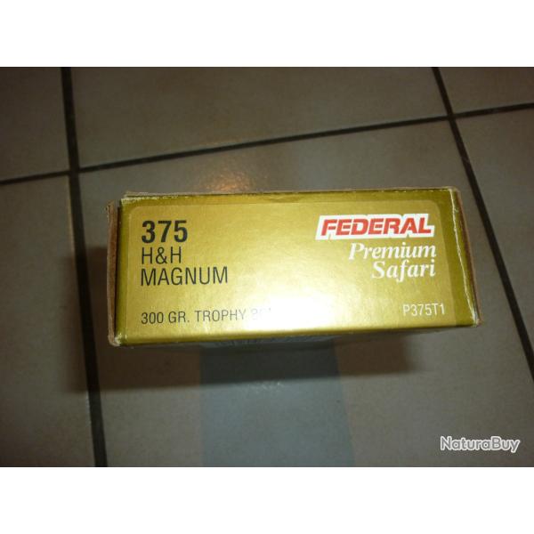 BALLES 375 H&H MAGNUM 300 GR TROPHY BONDER