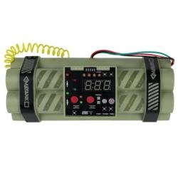 Bombe TNT Factice Timer + Fum&eacute; (Kyou) Vert