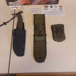 esee 5 + etuis kydex + &eacute;tuis molle