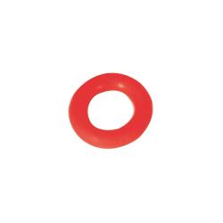 Lot 25 Recharges bagues &eacute;lastiques &Oslash; 10 mm Rouge