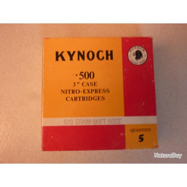 BALLES KYNOCH 500 NITRO EXPRESS 570 GRAIN SOFT NOSE
