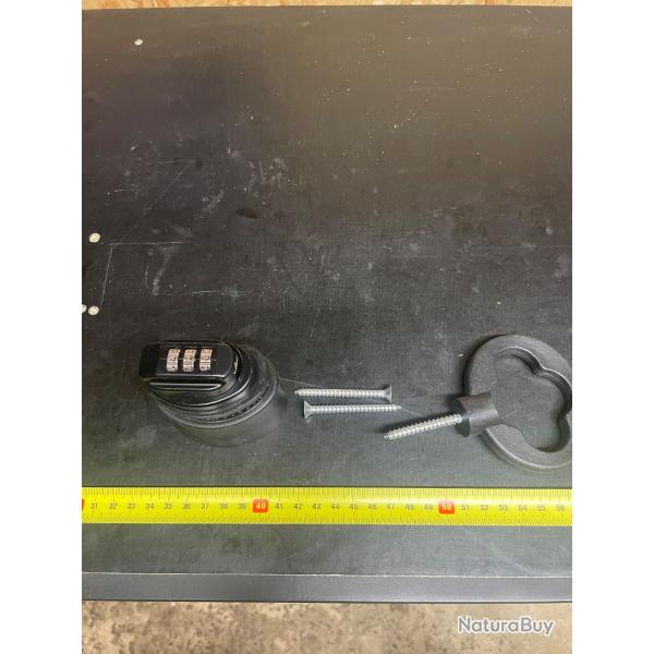 2 Supports mural avec verrou de pontet � code pour carbine