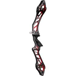 KINETIC - Poign&eacute;e INVINSO-V2 DUAL COLOR&nbsp;25" GAUCHER (LH) ANODIZED BLACK/RED