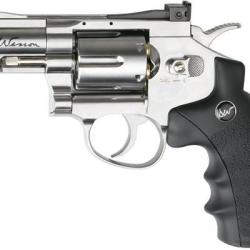 Revolver 4,5 mm CO2 ASG Dan Wesson - Nickel&eacute; - Plombs 2.5"