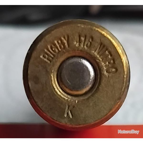 416 RIGBY NITRO-EXPRESS CARTRIDGES par KYNOCH