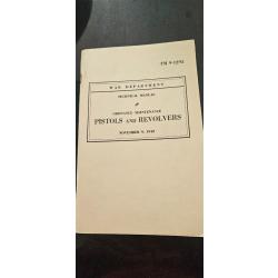 MANUEL ORIGINAL D'INSTRUCTION DU PISTOLET Mle 1911 & REVOLVER Mle 1917