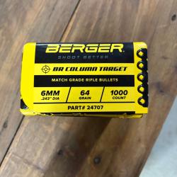 Ogive berger 6mm 243 64grain